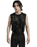 Punk Rave Mens Apocalyptic Wasteland Punk Tactical Utility Harness Top