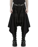 Punk Rave Mens Apocalyptic Gothic Wasteland Distressed Half-Skirt Kilt