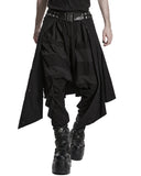 Punk Rave Mens Apocalyptic Gothic Wasteland Distressed Half-Skirt Kilt