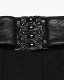 Punk Rave Mens Apocalyptic Gothic Wasteland Distressed Half-Skirt Kilt