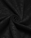 Punk Rave Mens Dark Gothic Damask Chained Half-Skirt Kilt