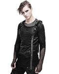 Devil Fashion Decimated Remains Mens Shredded Dieselpunk Top