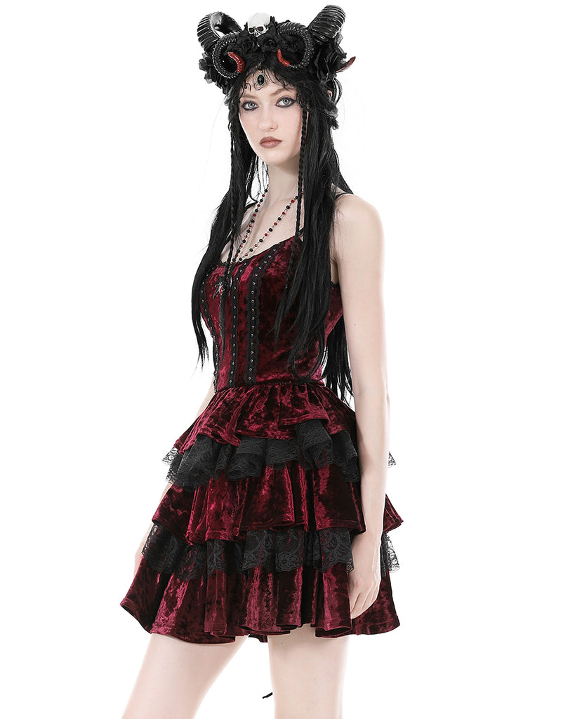 vampire mini dress Trickz N' Treatz Bloody Vampire Sequin Strapless Beaded Mini Dress