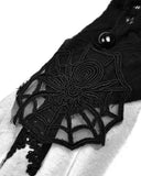 Dark In Love Cobweb Knit Armwarmer Gloves