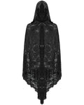 Punk Rave Plus Size Womens Dark Gothic Lace Hooded Cloak Cape