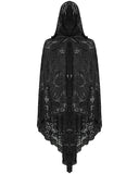 Punk Rave Plus Size Womens Dark Gothic Lace Hooded Cloak Cape