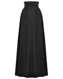 Dark In Love Long Gothic High-Waisted Lace Embellished Maxi Skirt