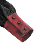 Dark In Love Womens Gothic Lolita Bleeding Cross Mini Dress - Black & Red
