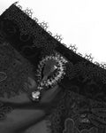 Eva Lady Dark Baroque Gothic Velvet & Lace Jacket