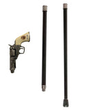 Penny Dreadful Gothic Steampunk Six Shooter Pistol Gun Swaggering Cane