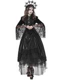 Devil Fashion Womens Dark Gothic Batwing Frock Jacket Tailcoat
