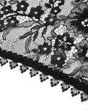 Dark In Love Womens Gothic Deep-V Bell-Sleeve Lace Bolero Shrug