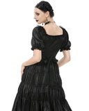 Dark In Love Womens Long Gothic Nocturne of Dawn Victorian Prom Evening Dress
