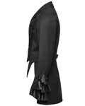 Punk Rave Mens Elegant Gothic Gentleman Embroidered Tailcoat Dress Jacket