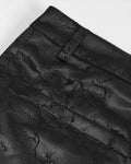 Devil Fashion Mens Gothic Dress Pants - Black