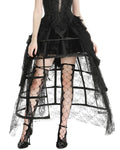 Dark In Love 2-Piece Gothic SpiderWeb Birdcage Crinoline Skirt