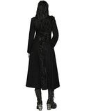 Punk Rave Womens Long Gothic Aristocrat Woolen Winter Military Coat