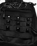 Punk Rave Mens Apocalyptic Gothic Studded Skull Cross Body Backpack Bag