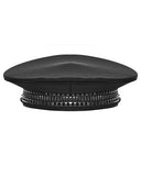 Punk Rave Mens Gothic Cyberpunk Studded Military Cap Hat