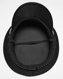 Punk Rave Mens Gothic Cyberpunk Studded Military Cap Hat