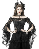 Dark In Love Gothic Lace Off Shoulder Bolero
