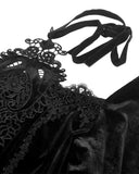 Dark In Love Carpe Noctem Dress - Black Velvet