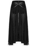 Punk Rave Womens Apocalyptic Gothic 2-Piece Shorts & Half Skirt