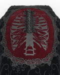 Devil Fashion Gothic Steampunk Home Filled Velvet Coffin Cushion