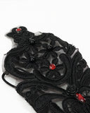 Devil Fashion Womens Gothic Guiture Lace Evening Gloves
