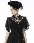 Dark In Love Sonnina Gothic Lace Shrug Cape