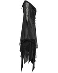 Punk Rave Womens Dark Gothic Lolita Lace Inset Kinono Dress Jacket