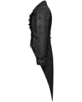 Punk Rave Mens Gothic Steampunk Embellished Jacquard Tail Coat Jacket
