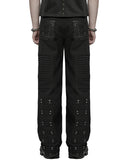 Punk Rave Mens Apocalyptic Punk Studded Dark Street Pants