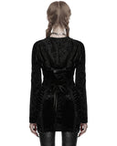 Punk Rave Daily Life Womens Dark Gothic Lace Crucifix Hooded Bodycon Dress