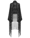 Devil Fashion Womens Gothic Fringed Shawl