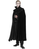 Devil Fashion Mens Long Regency Gothic Aristocrat Velvet Cloak