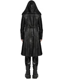 Punk Rave Mens Cyberpunk Apocalptic Gothic Hooded Techwear Coat