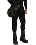 Punk Rave Unisex Apocalyptic Gothic Studded Skull Hip Bag Waist Pack Belt