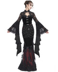 Eva Lady Dark Baroque Gothic Velvet & Lace Jacket