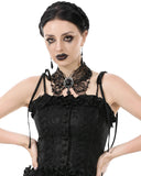 Dark In Love Womens Gothic Lace Butterfly Choker Necklace