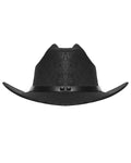 Punk Rave Unisex Distressed Faux Leather Strapping Fedora Hat