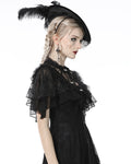 Dark In Love Sonnina Gothic Lace Shrug Cape