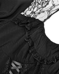 Dark In Love Gothic Lolita Lace Contrast Dress