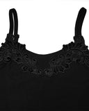 Punk Rave Womens Gothic Applique Cami Top