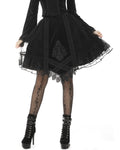 Dark In Love Dark Courtesan Gothic Lolita Velvet Skirt