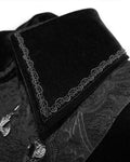 Devil Fashion Kenworthy Mens Gothic Regency Tailcoat - Black Velvet