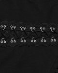 Punk Rave Daily Life Womens Asymmetric Apocalyptic Spliced Mesh Top