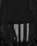 Punk Rave Womens Long Romantic Gothic Layered Chiffon Corset Skirt