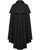 Punk Rave Mens Salazar Regency Gothic Vampire Cloak - Black