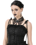 Dark In Love Womens Gothic Lace Butterfly Choker Necklace
